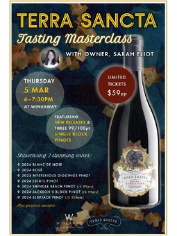 Terra Sancta Tasting Masterclass Ticket — Thu 5 Mar
